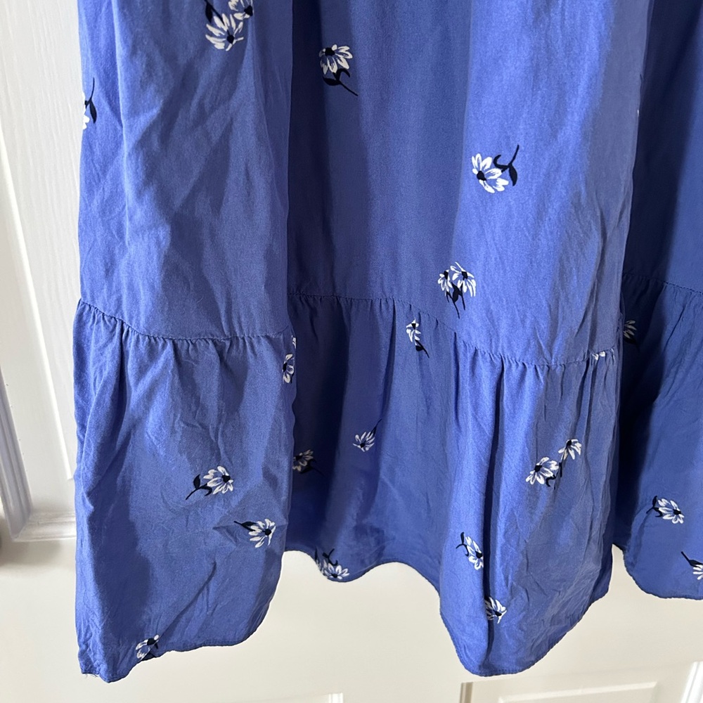 Old Navy Purple/Blue Floral Spaghetti Strap Cami Dress Size Medium - Picture 2 of 4